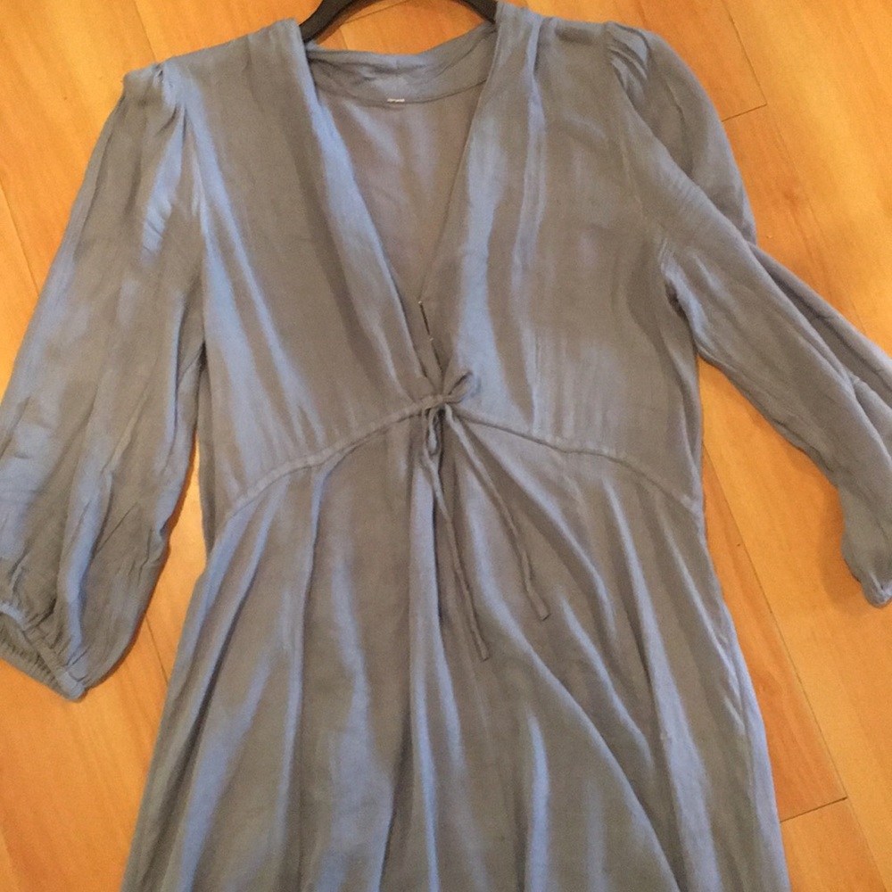 Free People boho peasant fall maxi dress M